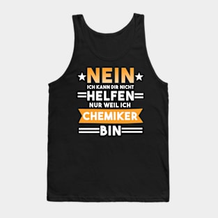 Chemiker Chemie Spruch Tank Top